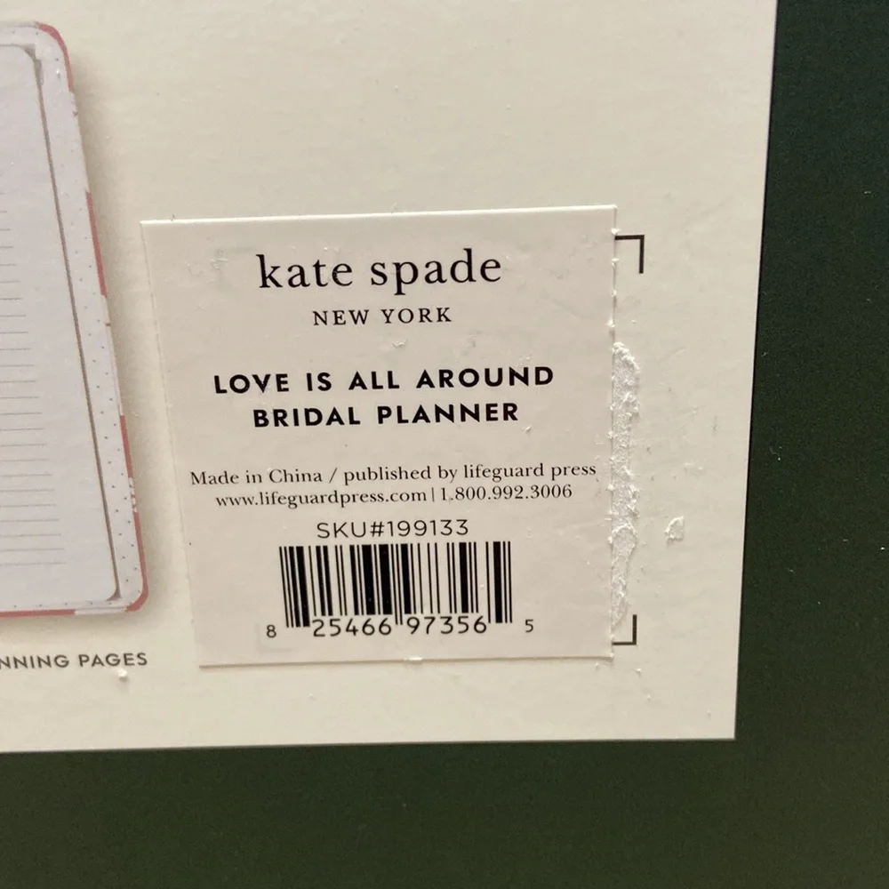 Kate Spade LOVE IS ALL AROUND Bridal Planner